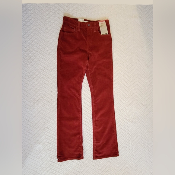LEVI'S 725 High Rise Bootcut Corduroy Pants NEW - Picture 3 of 11
